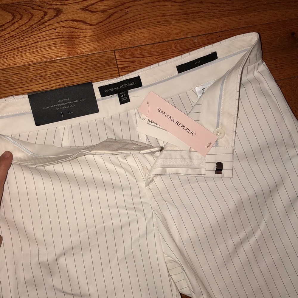 Banana republic stripe dress pants